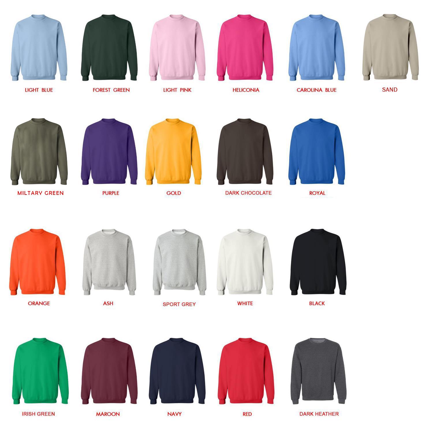 sweatshirt color chart - Mob Psycho 100 Merchandise