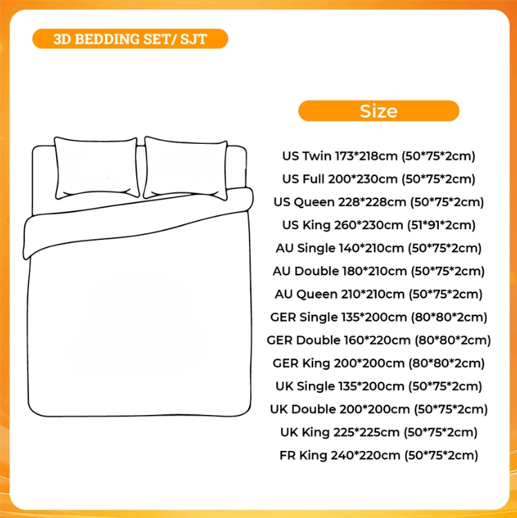 3D BEDDING SET - Mob Psycho 100 Merchandise
