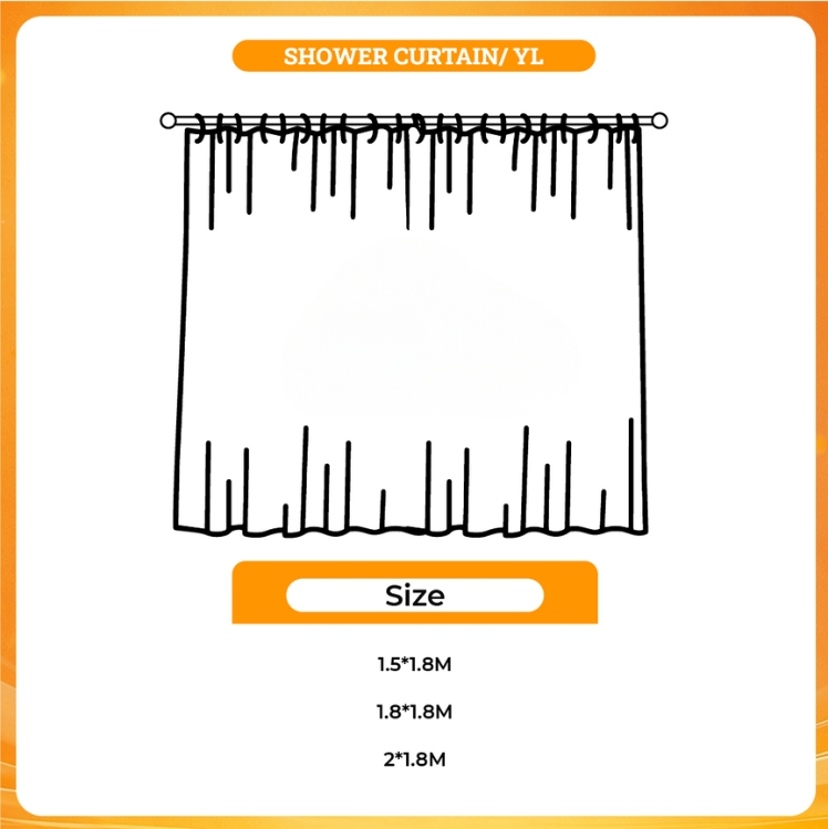 3D shower curtain - Mob Psycho 100 Merchandise
