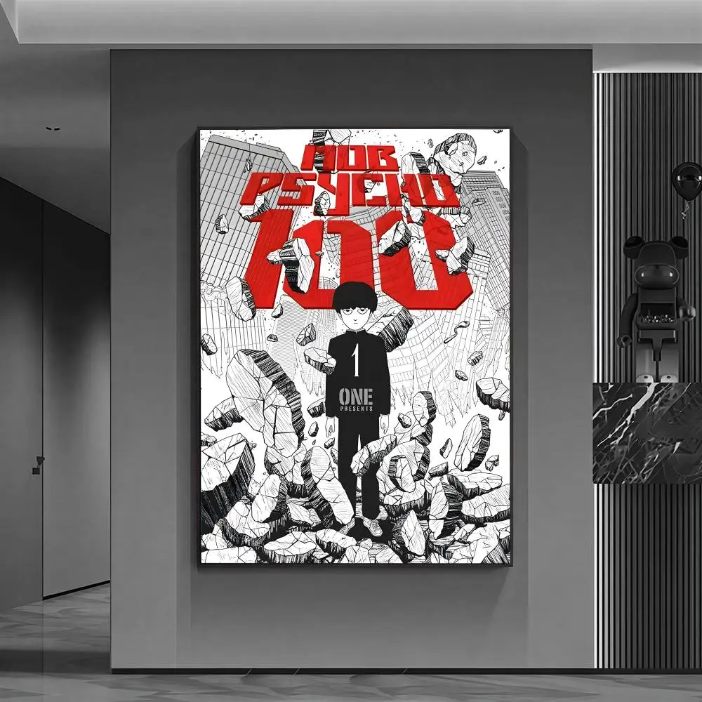 Mob Psycho 100 Shigeo Kageyama Vintage Design Wall Art