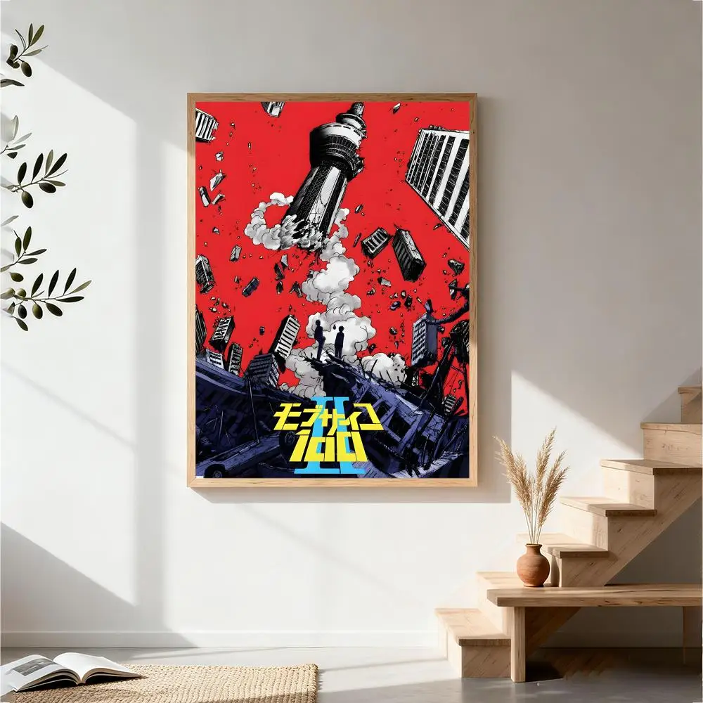 Hot Decor Mob Psycho 100 Colorfull Wall Art