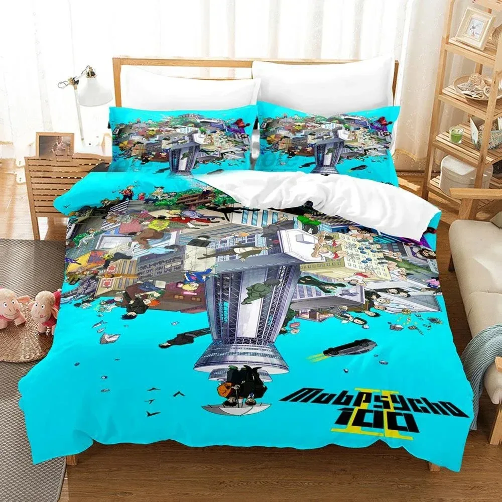 Hot Design Mob Psycho 100 Colorfull Bedding Set