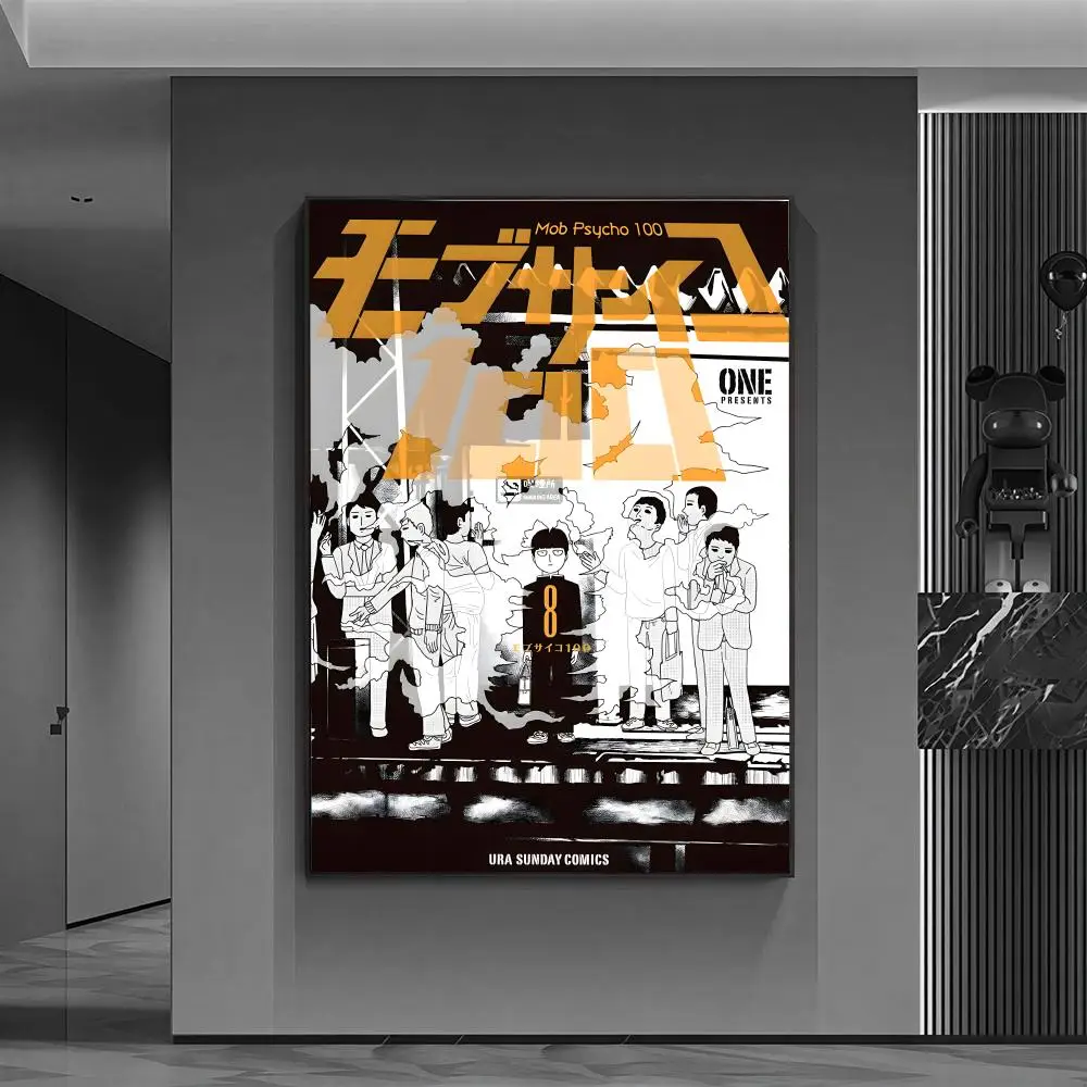 Mob Psycho 100 Vintage Design Wall Art