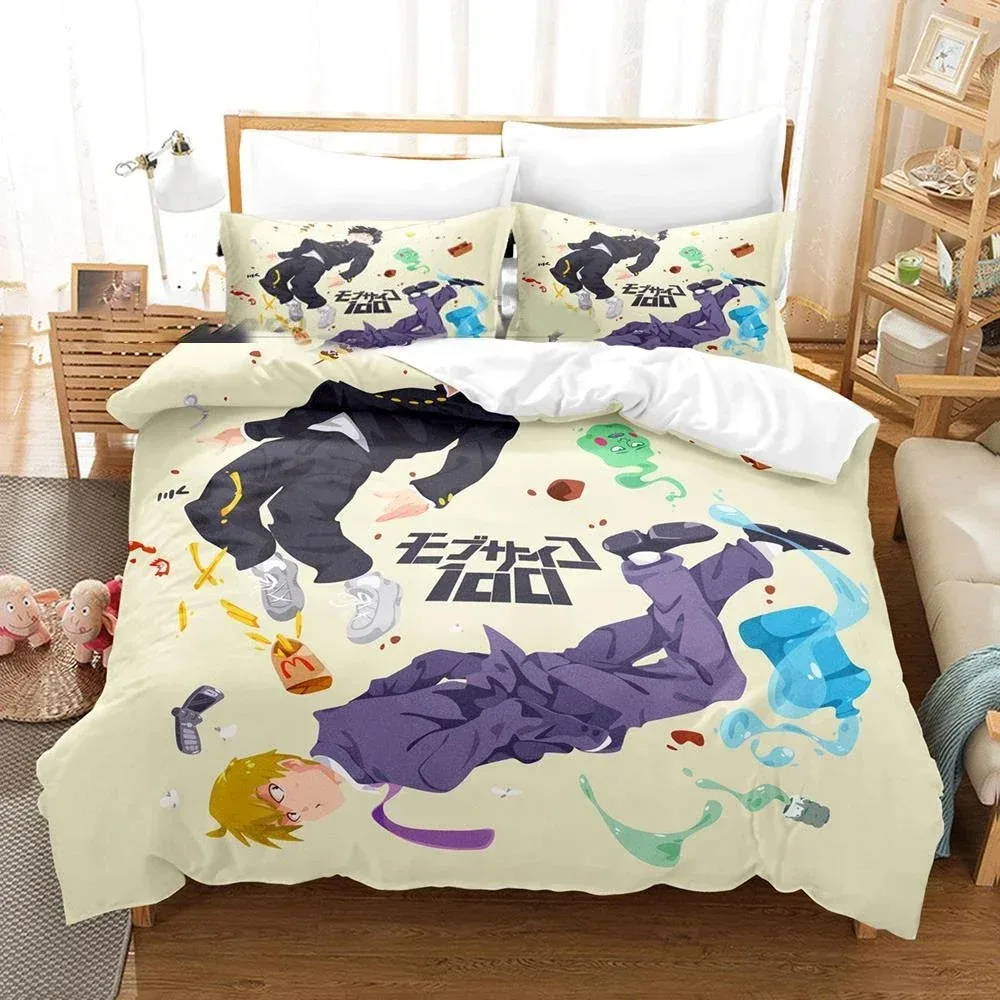 Best Selling Mob Psycho 100 Colorfull Bedding Set