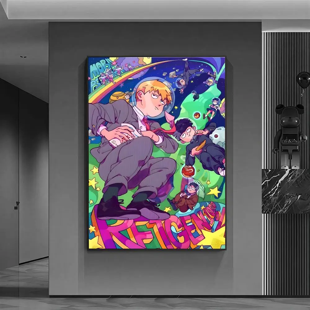 Anime Mob Psycho 100 Arataka Reigen And Shigeo Kageyama Wall Art
