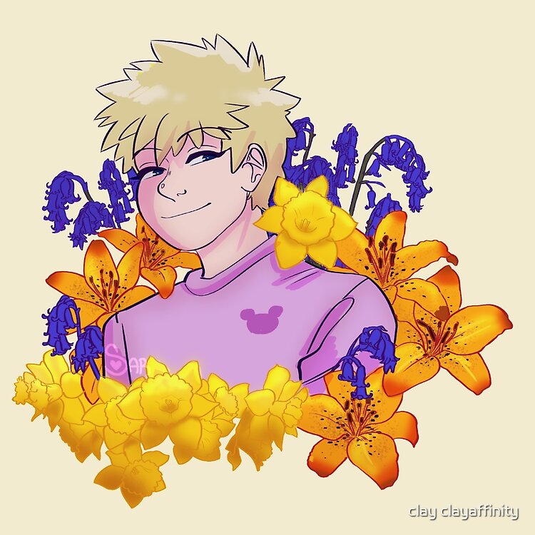 Mob Psycho 100 Teruki Flowers Tote Bag - Image 2