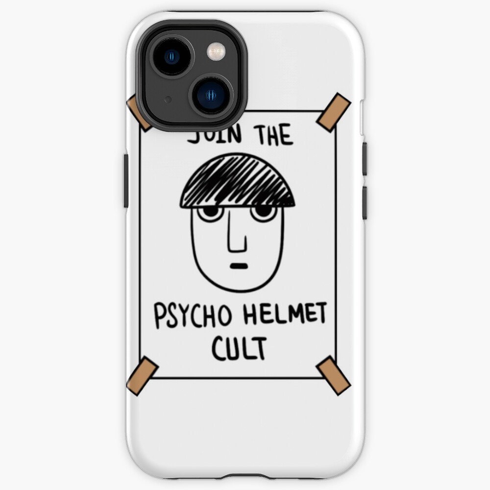 Mob Psycho 100 Helmet Cult Sticker Iphone Case