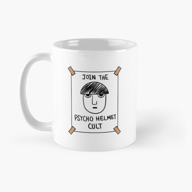 Mob Psycho 100 Helmet Cult Sticker Mug - Image 2