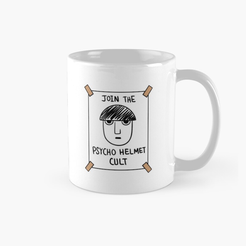 Mob Psycho 100 Helmet Cult Sticker Mug