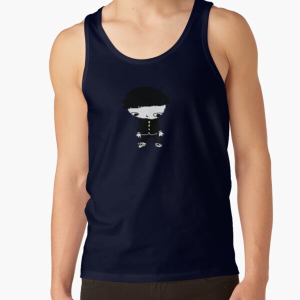 New Design Mob Psycho 100 Shigeo Kageyama Tank Top - Image 5