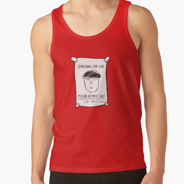 Mob Psycho 100 Helmet Clut Bassic Tank Top - Image 4