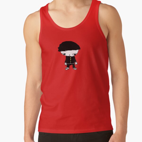 New Design Mob Psycho 100 Shigeo Kageyama Tank Top - Image 4