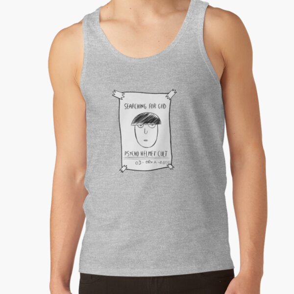 Mob Psycho 100 Helmet Clut Bassic Tank Top - Image 3