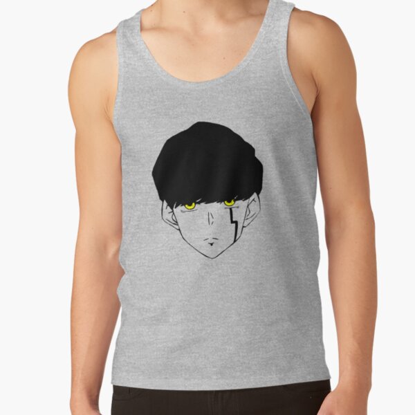 Mob Psycho 100 Minimalist Art Tank Top - Image 3