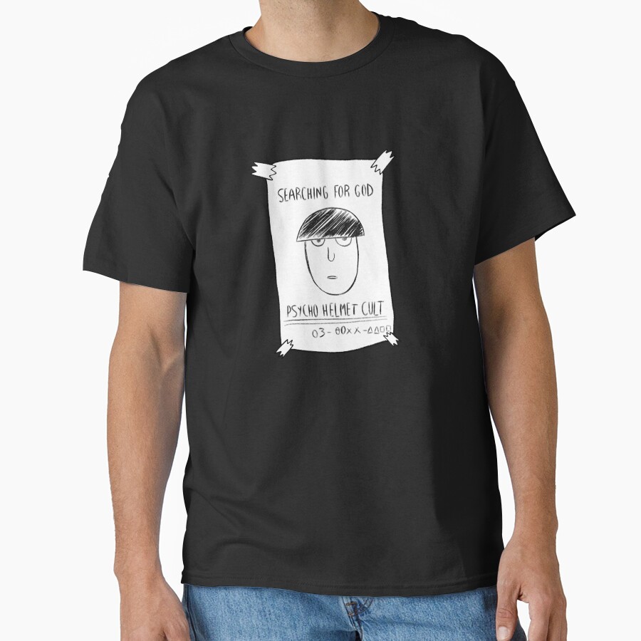 Mob Psycho 100 Helmet Clut Bassic T-shirt - Image 2