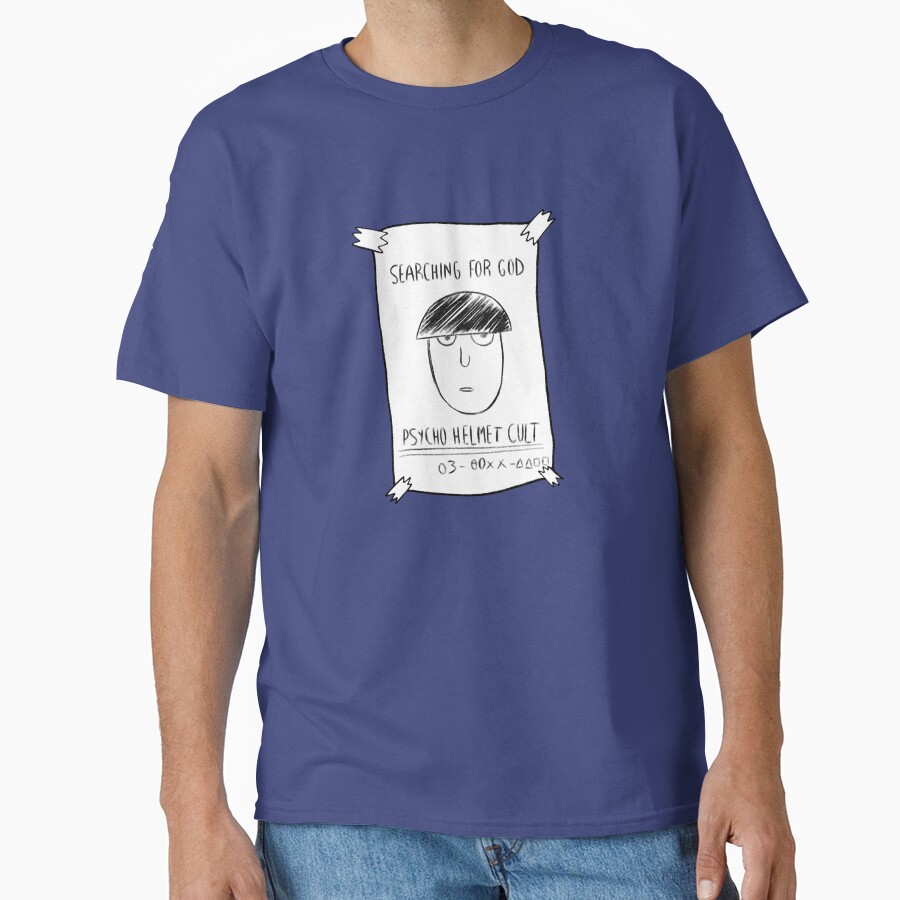 Mob Psycho 100 Helmet Clut Bassic T-shirt - Image 4