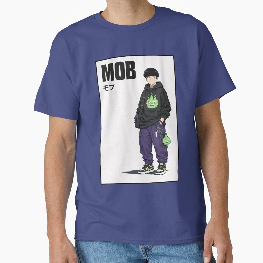 Mob Psycho 100 Characters Shigeo Kageyama T-shirt - Image 4