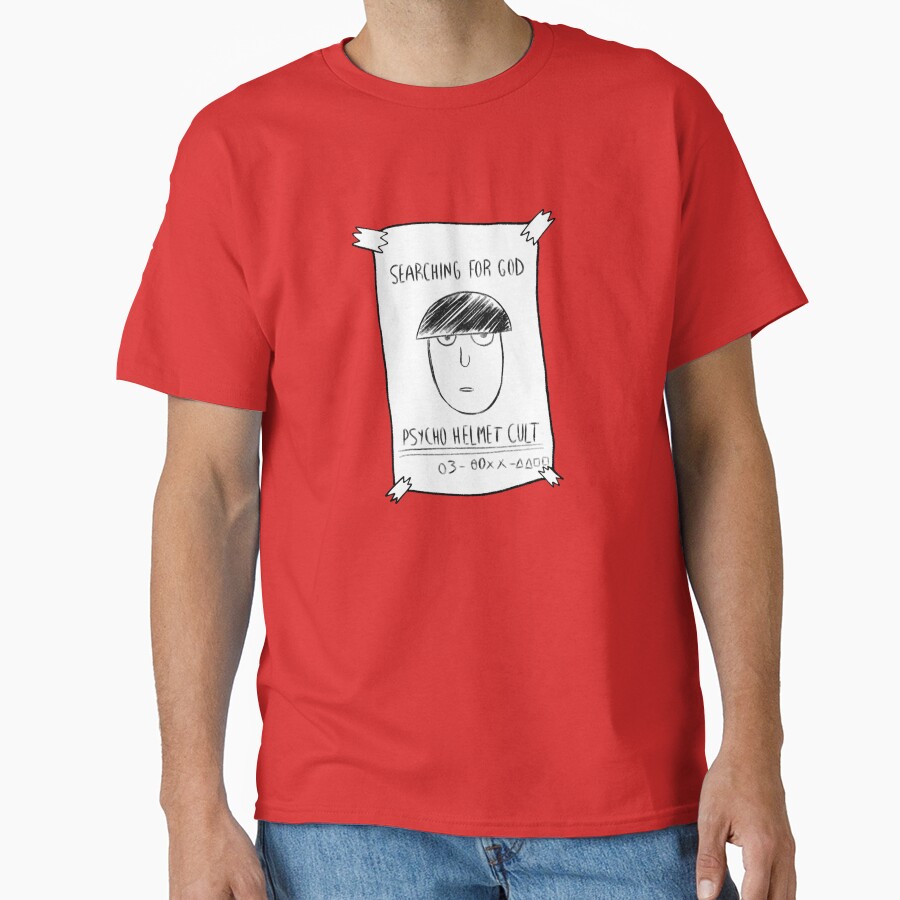 Mob Psycho 100 Helmet Clut Bassic T-shirt - Image 5