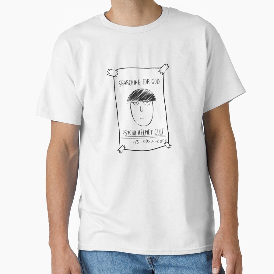 Mob Psycho 100 Helmet Clut Bassic T-shirt