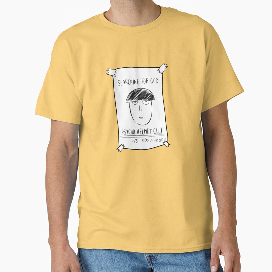 Mob Psycho 100 Helmet Clut Bassic T-shirt - Image 6