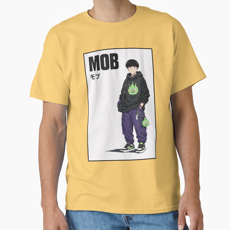 Mob Psycho 100 Characters Shigeo Kageyama T-shirt - Image 6