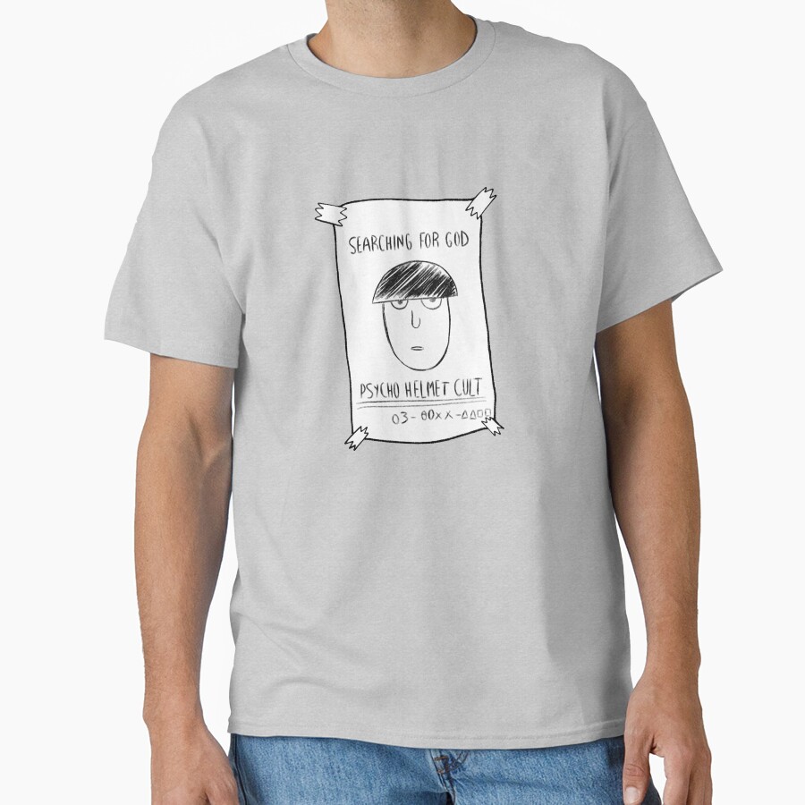 Mob Psycho 100 Helmet Clut Bassic T-shirt - Image 3