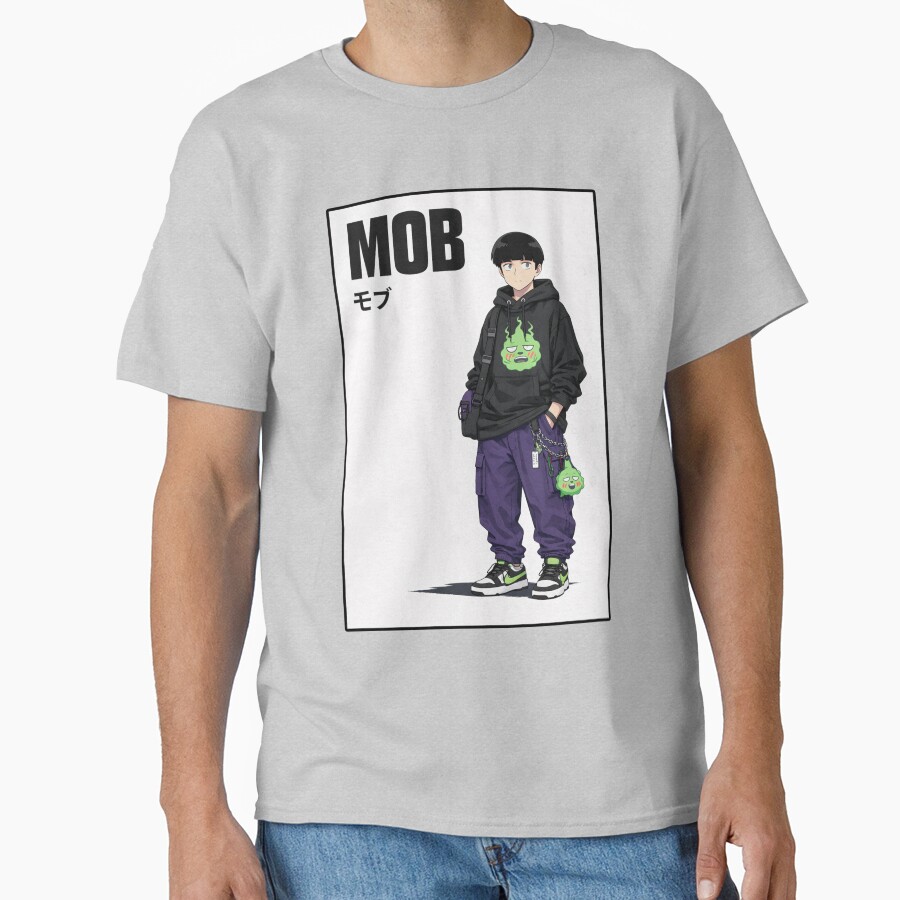 Mob Psycho 100 Characters Shigeo Kageyama T-shirt - Image 3