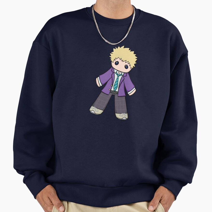 Mob Psycho 100 Character Teruki Chibi Sweatshirt - Image 5