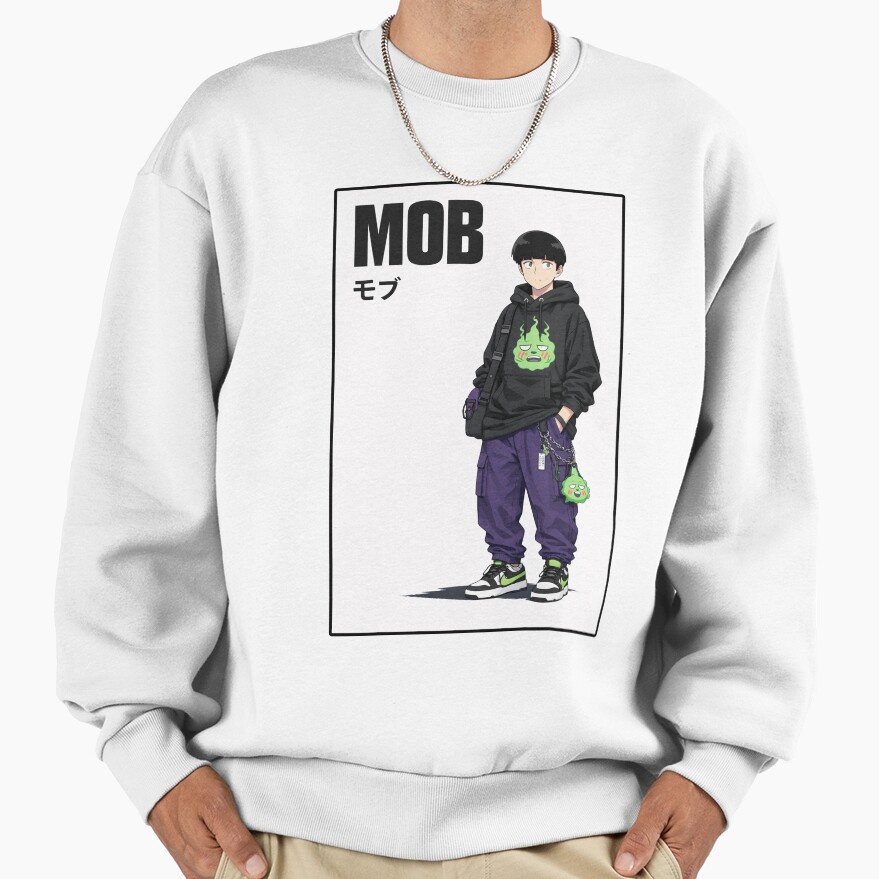 Mob Psycho 100 Characters Shigeo Kageyama Sweatshirt - Image 2