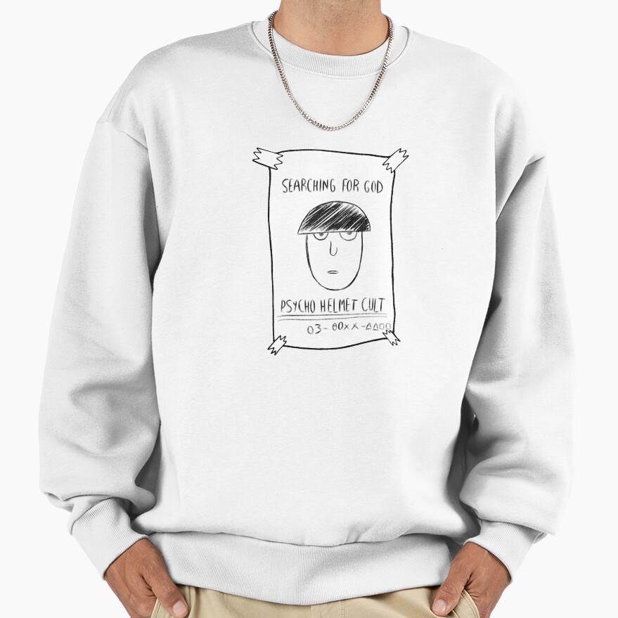 Mob Psycho 100 Helmet Clut Bassic Sweatshirt