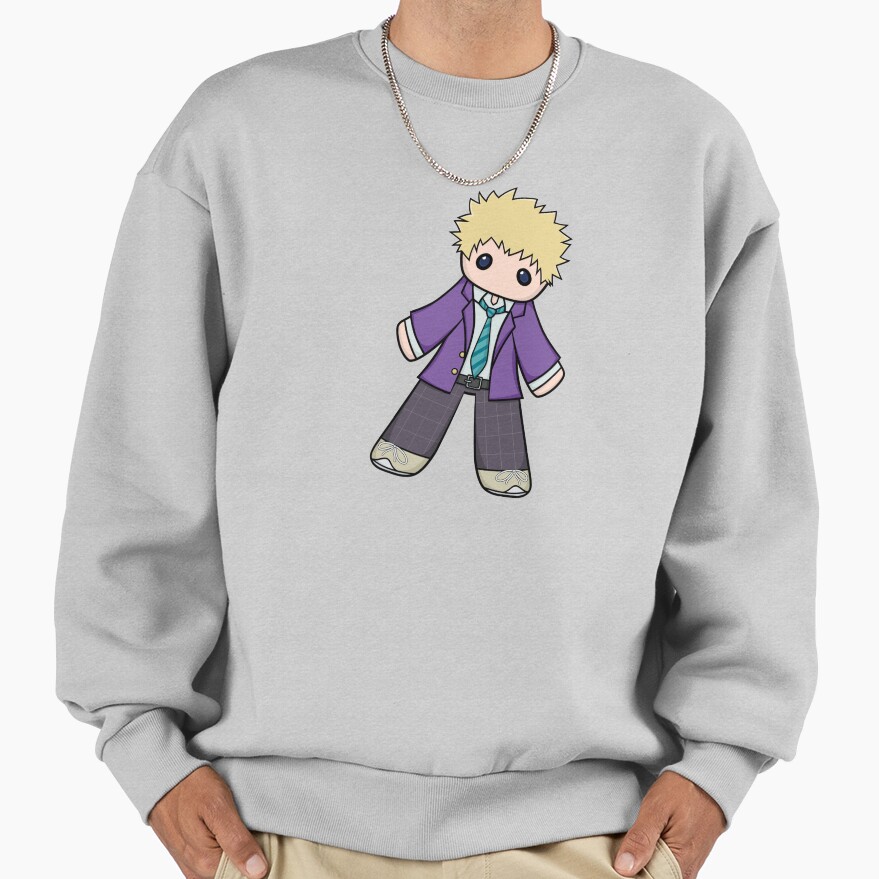 Mob Psycho 100 Character Teruki Chibi Sweatshirt - Image 4