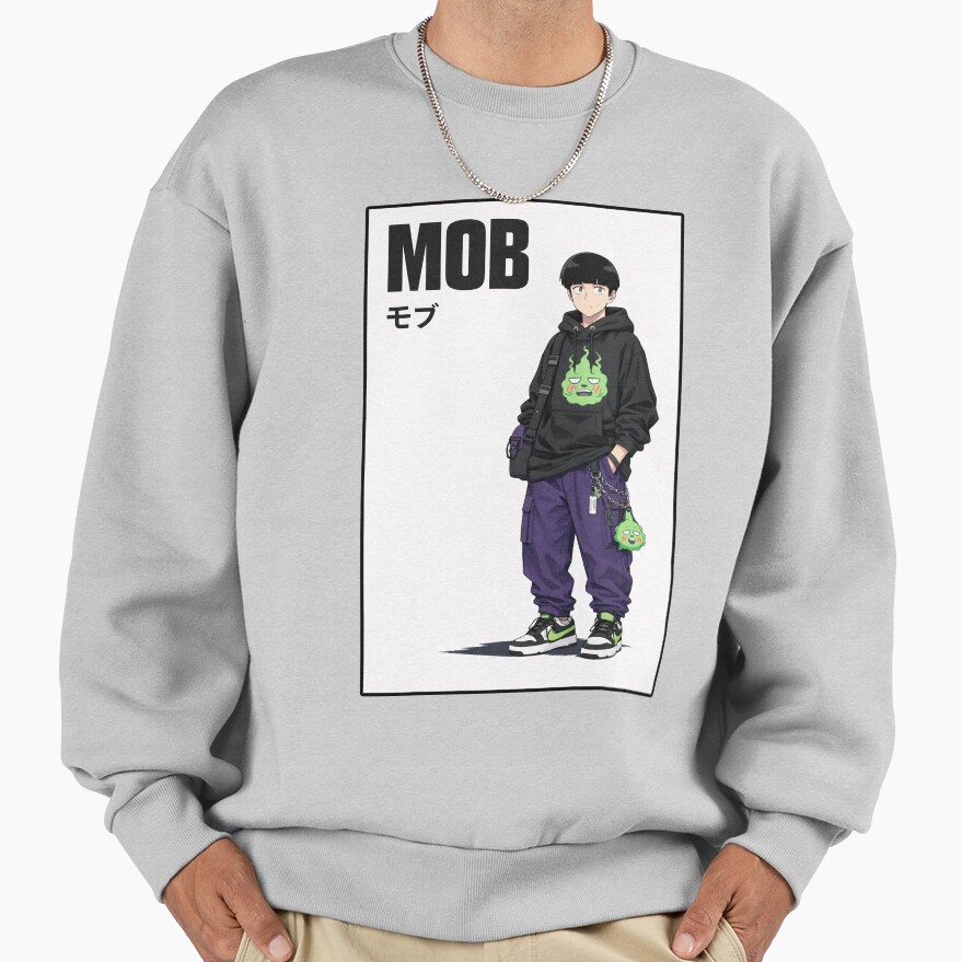 Mob Psycho 100 Characters Shigeo Kageyama Sweatshirt - Image 5