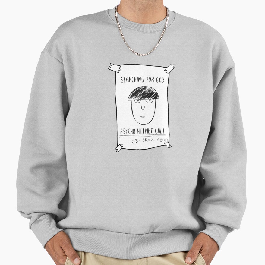 Mob Psycho 100 Helmet Clut Bassic Sweatshirt - Image 4