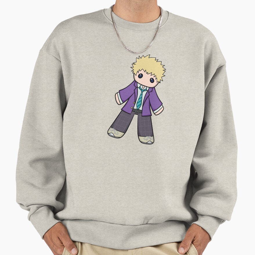 Mob Psycho 100 Character Teruki Chibi Sweatshirt - Image 3