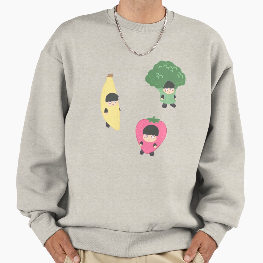 Mob Psycho 100 Fruit Son So Cute Sweatshirt - Image 3