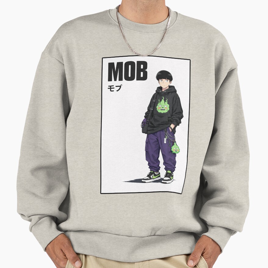 Mob Psycho 100 Characters Shigeo Kageyama Sweatshirt - Image 4