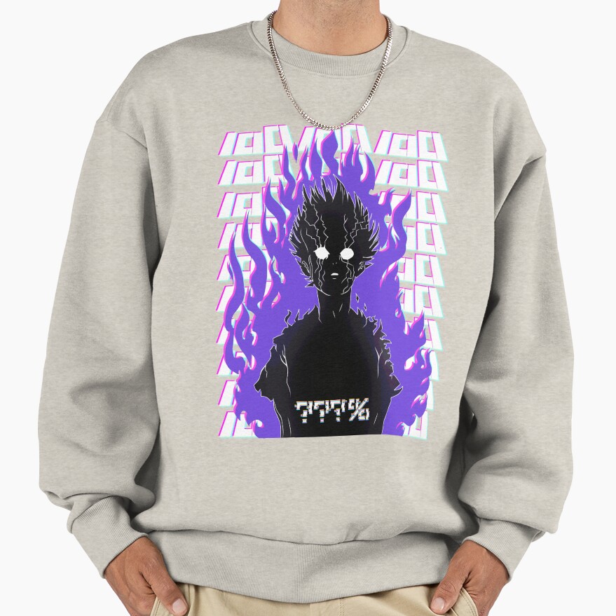 Mob Psycho 100 Doodle Power Sweatshirt - Image 3