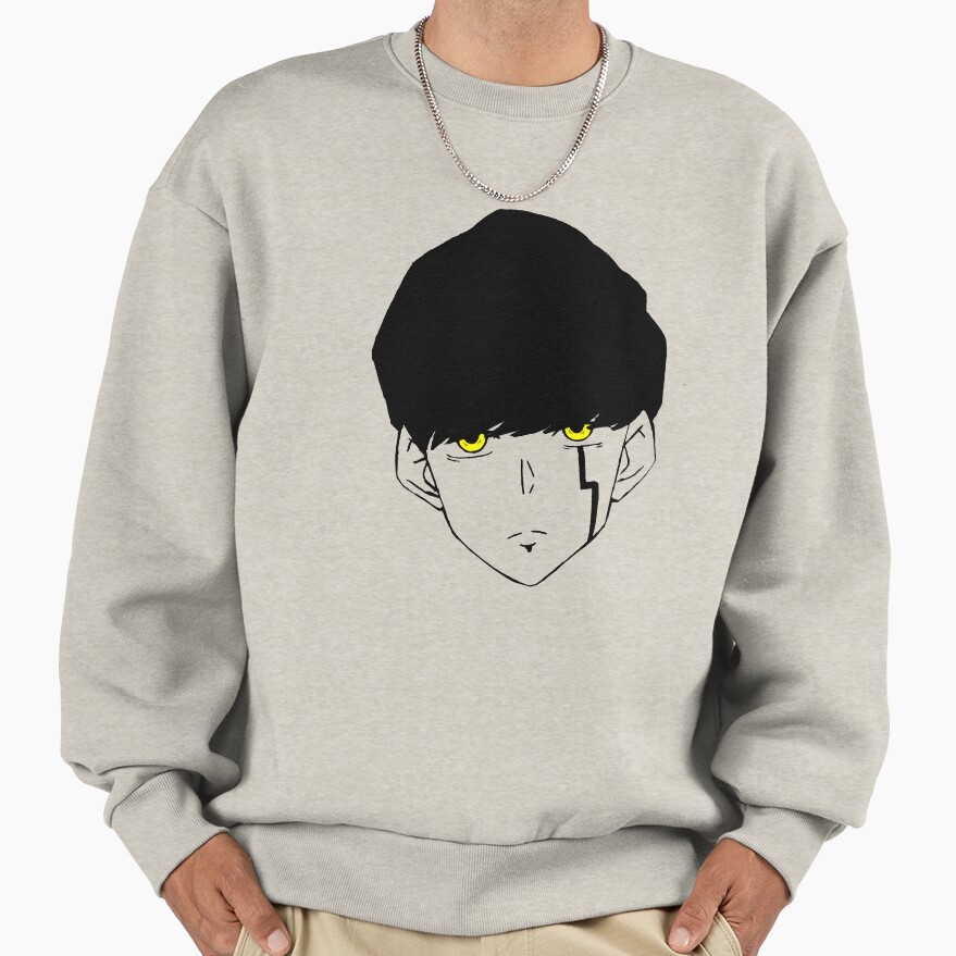 Mob Psycho 100 Minimalist Art Sweatshirt - Image 3