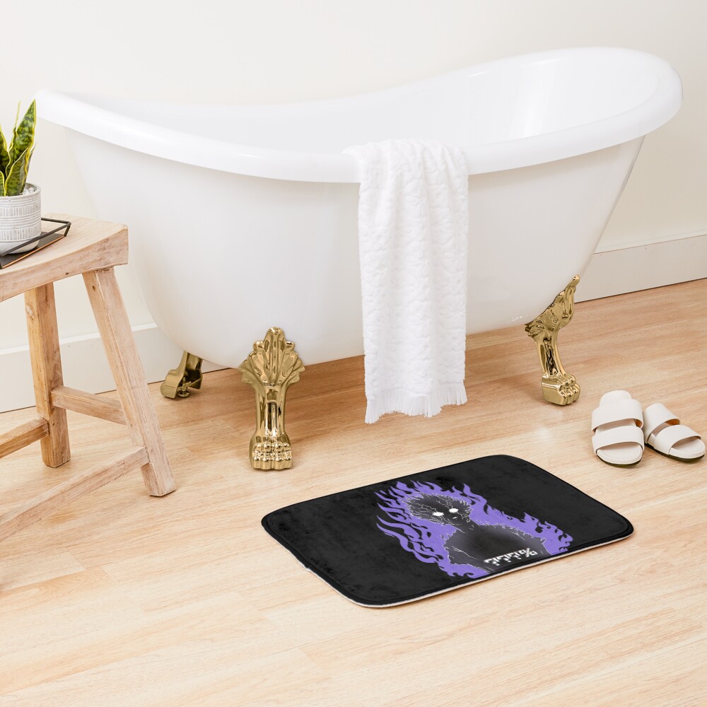 New Design Scribble Mob Psycho 100 Classic Bath Mat - Image 2