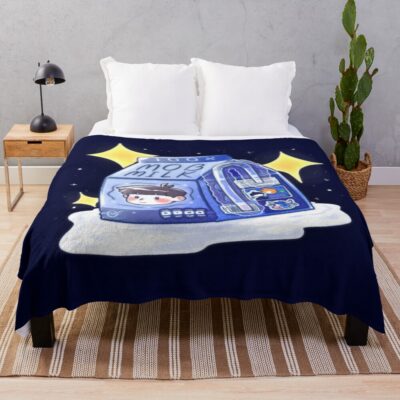 Mob Psycho 100 Mobu Milk Throw Blanket