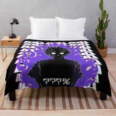 Scribble Mob Psycho 100 Classic Design Throw Blanket