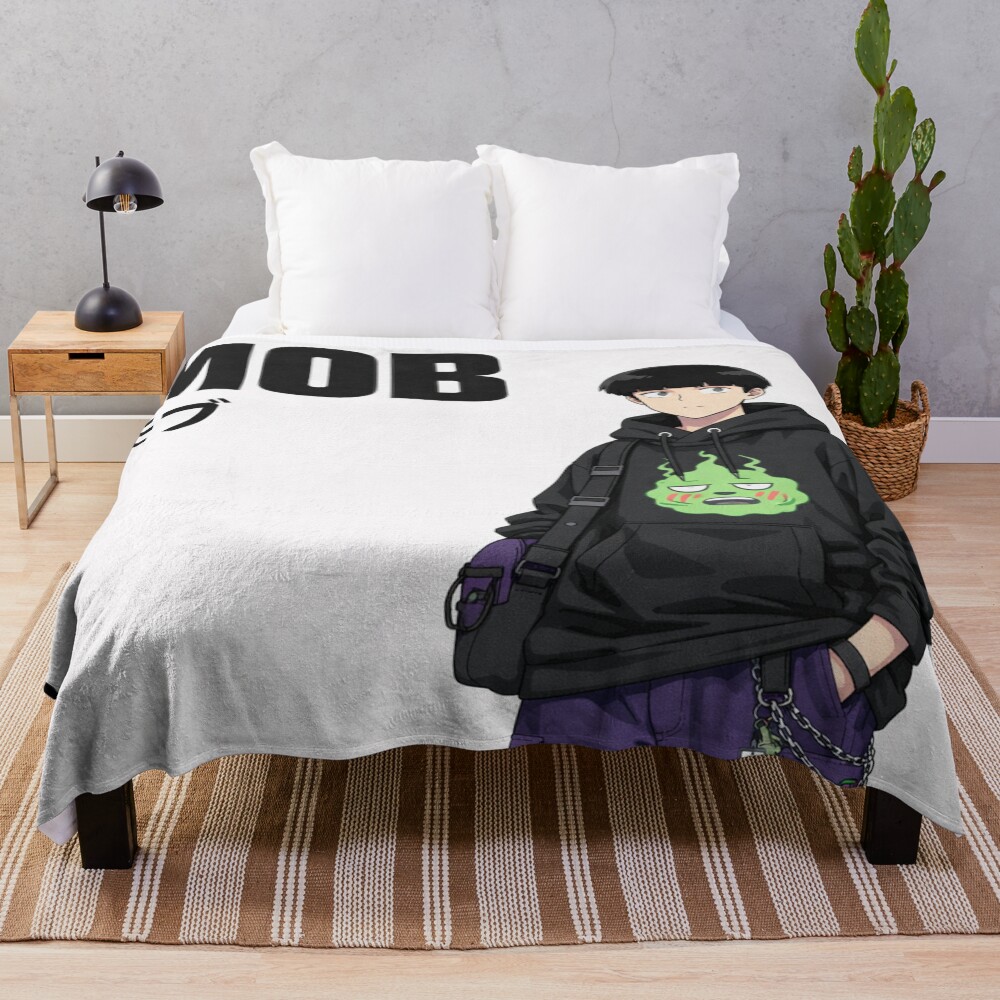 Mob Psycho 100 Shigeo Kageyama Character Throw Blanket