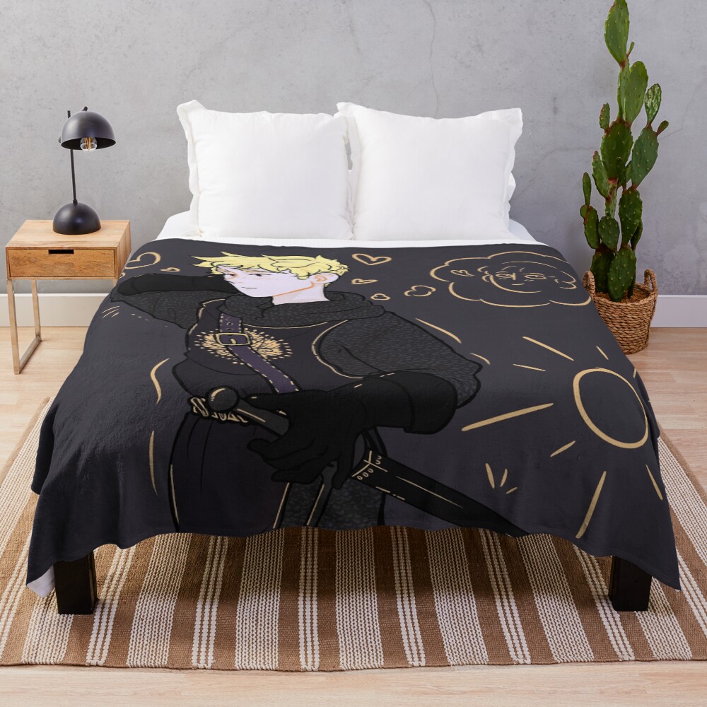 Shigeo Kageyama Roalty Teruki Retro Throw Blanket
