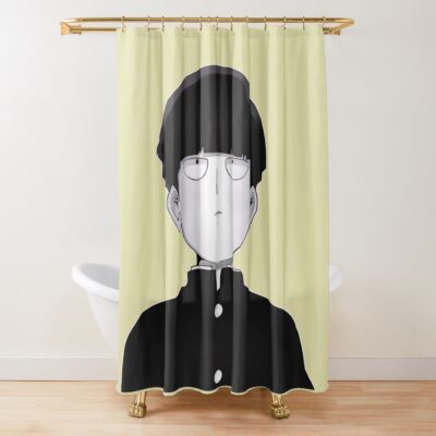 Best Selling Scribble Cute Mob Shower Curtain