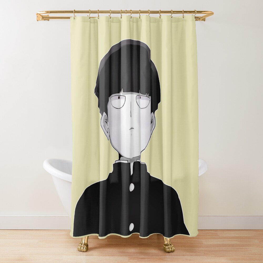 Best Selling Scribble Cute Mob Shower Curtain