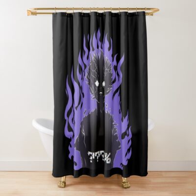 Scribble Mob Psycho 100 Vintage Shower Curtain