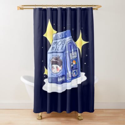 Mob Psycho 100 Mobu Milk Shower Curtain