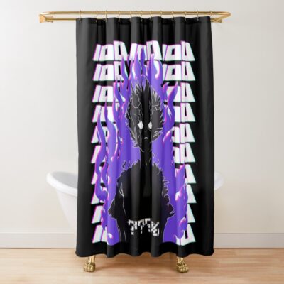 Scribble Mob Psycho 100 Classic Design Shower Curtain
