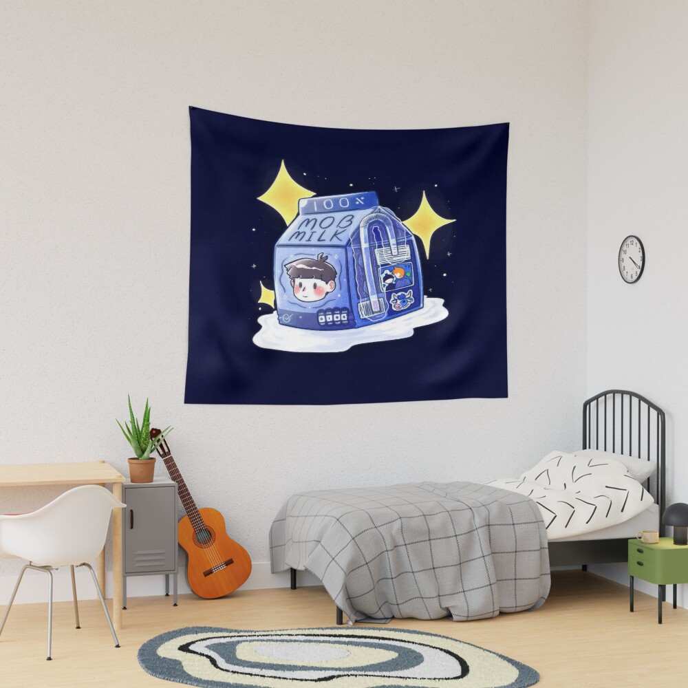 Mob Psycho 100 Mobu Milk Tapestry