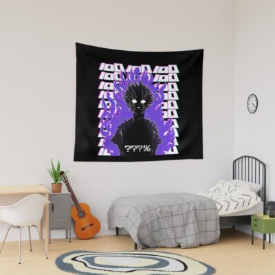 Scribble Mob Psycho 100 Classic Design Tapestry